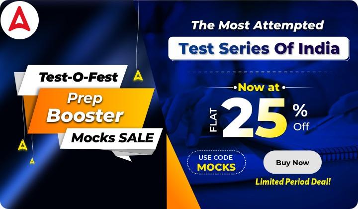 Test o Fest Mocks Prep Booster Sale, The Most Attempted Test Series of India_20.1