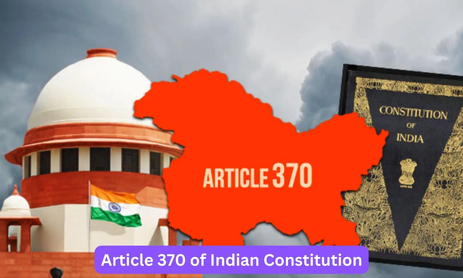 Article 370 of Indian Constitution