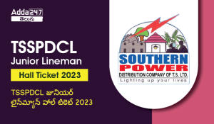 TSSPDCL Junior Lineman Hall Ticket 2023