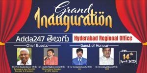 Adda247 Regional Office Grand Inauguration @ Hyderabad on 14th April 2023