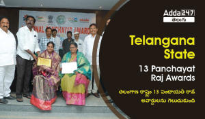 Telangana State won 13 Panchayat Raj Awards-01