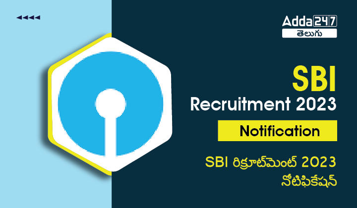 SBI Recruitment 2023 Notification-01