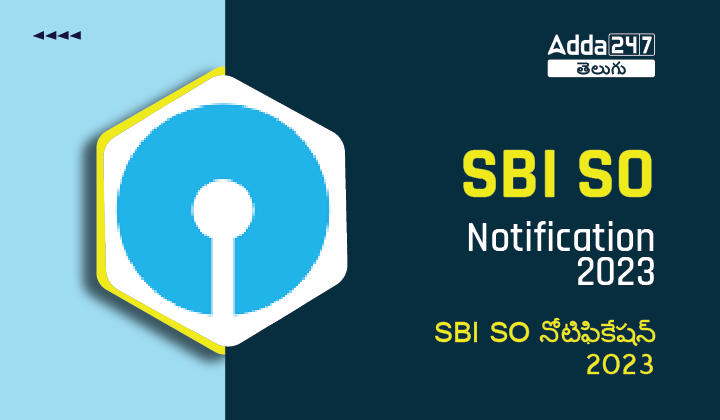 SBI SO Notification 2023-01