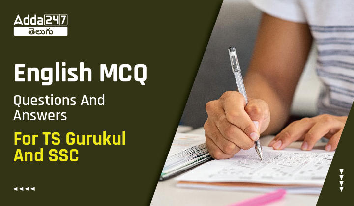 English MCQs Questions And Answers , For TS Gurukul And SSC-01