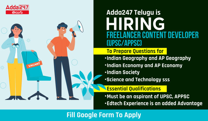Adda247 Telugu is Hiring Freelancer Content Developer (UPSC-APPSC)