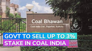 govt to sell 3 percent in coal india