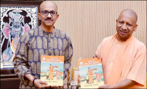 Author Shantanu Gupta launches his new graphic novel ‘Ajay to Yogi Adityanath’
