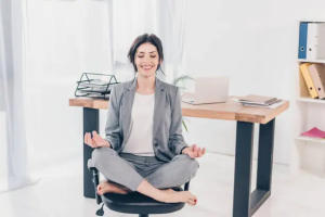 Centre Introduces ‘Y-Break – Yoga at Office Chair’ for Employee Stress Relief