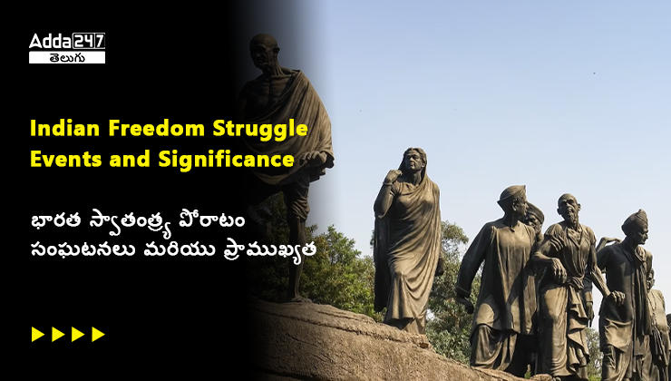 Indian Freedom Struggle Events and Significance