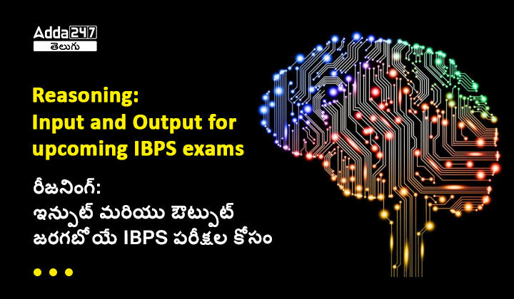 input and output for ibps exams