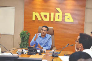 Lokesh M take charges as CEO of NOIDA