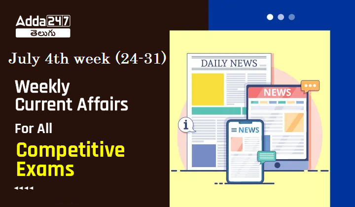 Weekly current affairs