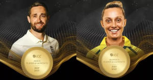 Ashleigh Gardner and Chris Woakes Named ICC Players of the Month for July 2023