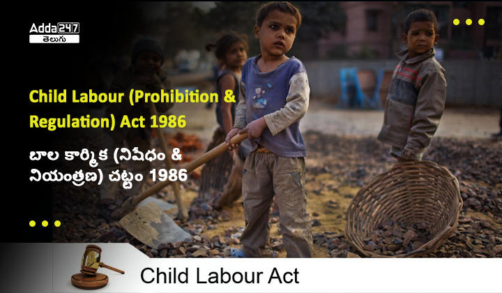 Child Labour (Prohibition & Regulation) Act 1986 | EMRS Hostel Warden