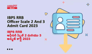 IBPS RRB Officer Scale 2 And 3 Admit Card