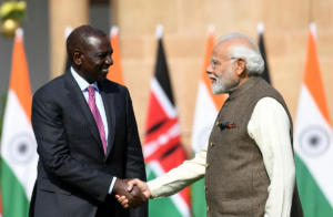 Kenyan President’s Three Day State Visit to India 