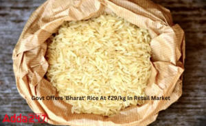 Govt Offers ‘Bharat’ Rice At ₹29/kg In Retail Market
