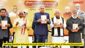 Jagdeep Dhankhar Released the book titled ‘9 Incredible Years of Haryana Government 
