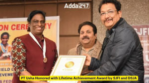 PT Usha Honored with Lifetime Achievement Award by SJFI and DSJA