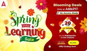 Spring Into Learning Sale: Flat 20% Plus 2X Validity On All Mahapacks And Live Classes_3.1