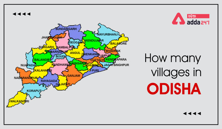 How many villages in Odisha