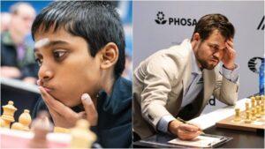 Indian teenager R Praggnanandhaa stuns Magnus Carlsen for the 2nd time in 2022