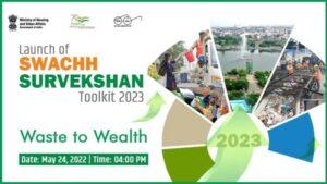Centre launches Swachh Survekshan 2023