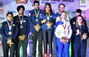 ISSF Junior World Cup 2022- India won 33 medals