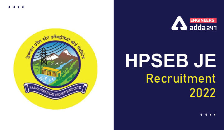 HPSEB JE Recruitment 2022