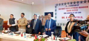 NABARD Chairman launches My Pad My Right programme in Leh