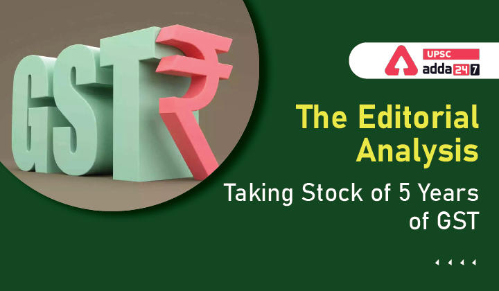 Taking Stock of 5 Years of GSTTaking Stock of 5 Years of GSTTaking Stock of 5 Years of GST