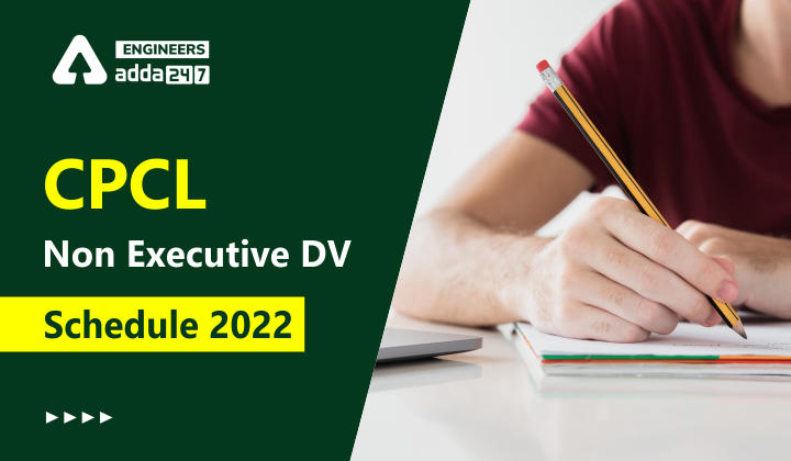 CPCL Non Executive DV Schedule 2022