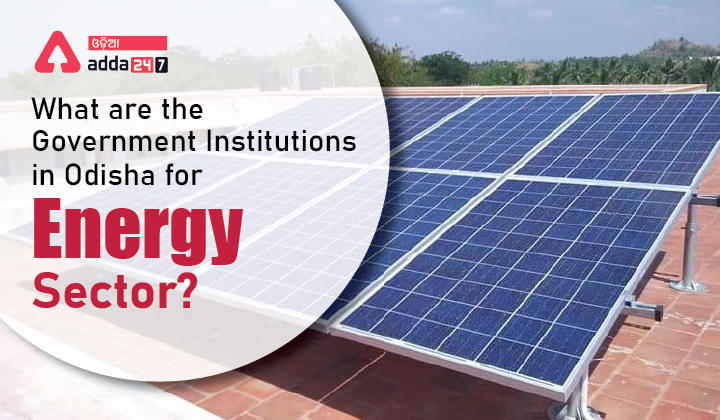 What are the Government Institutions in Odisha for Energy Sector
