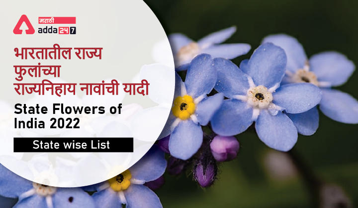 List of State-Wise State Flower of India | भारतातील राज्य फुलांच्या राज्यनिहाय नावांची यादी