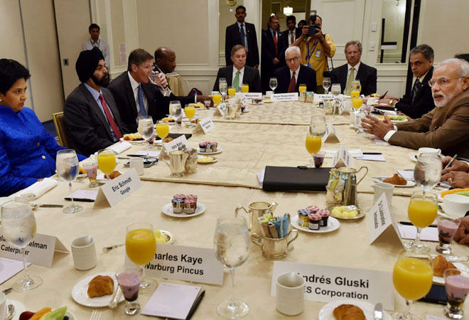 PM Modi meets top US CEOs, lists priority areas - BusinessToday