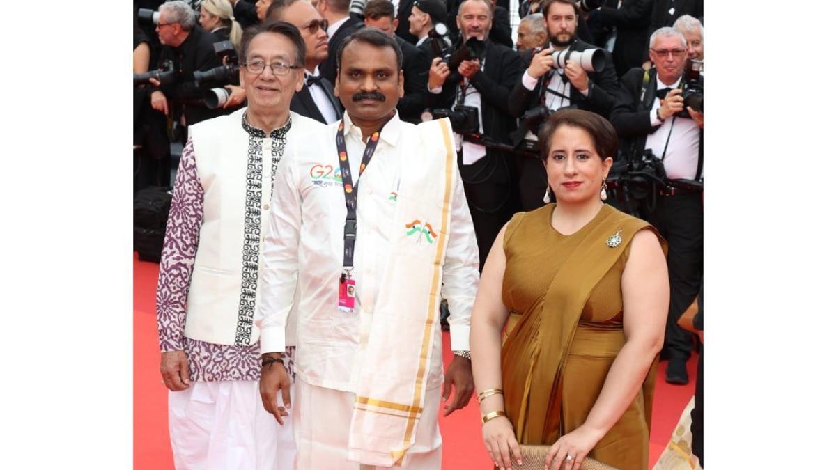Dr. L Murugan inaugurates India Pavilion at Marché du Film at 76th Cannes International Film Festival