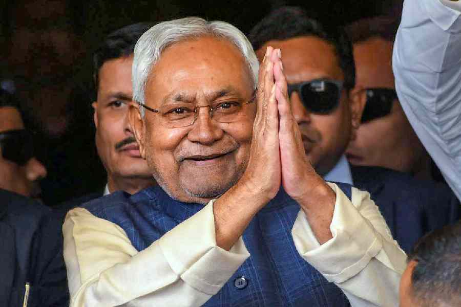 Nitish Kumar | Bihar: Chief Minister Nitish Kumar expands his cabinet,  inducts 21 ministers - Telegraph India