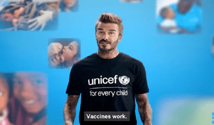UNICEF Goodwill Ambassador David Beckham leads global vaccination drive | UNICEF च्या सद्भावना राजदूत डेव्हिड बेकहॅम जागतिक लसीकरण मोहिमेचे नेतृत्व करतात_2.1