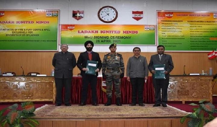 Indian Army signs MoU with HPCL & NIEDO for Ladakh Ignited Minds project | भारतीय लष्कराने HPCL आणि NIEDO यांच्याशी लडाख इग्निटेड माईंड्स प्रकल्पासाठी सामंजस्य करार केला_2.1