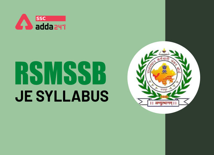 RSMSSB JE Syllabus - Blog