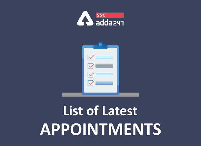 List of Latest Appointments - Blog
