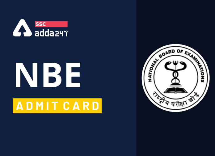 NBE Admit Card -Blog