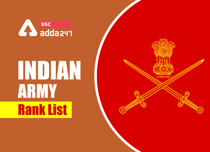 Indian Army Rank List - Blog