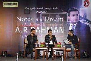 "Notes of a Dream: The Authorized Biography of A.R. Rahman" कृष्णा त्रिलोक द्वारा लांच की गई |_2.1
