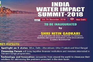 नई दिल्ली में भारत जल प्रभाव शिखर सम्मेलन-2018 आयोजित किया गया |_2.1
