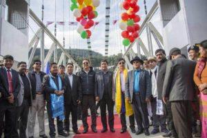 अरुणाचल प्रदेश में भारत का सबसे लंबा सिंगल लेन स्टील केबल ब्रिज खोला गया |_2.1