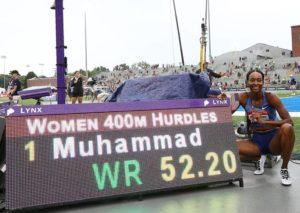 Dalilah Muhammad shatters 400m hurdles World record_50.1