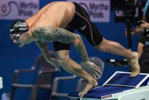 Dressel breaks the Phelps record in 100m butterfly stroke_50.1