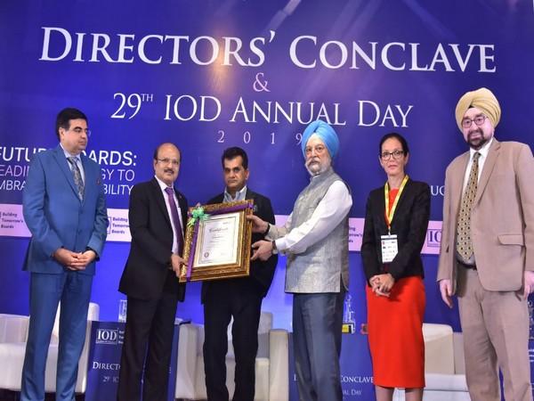 ONGC's CMD honoured with Distinguished Fellowship of IOD, 2019_50.1