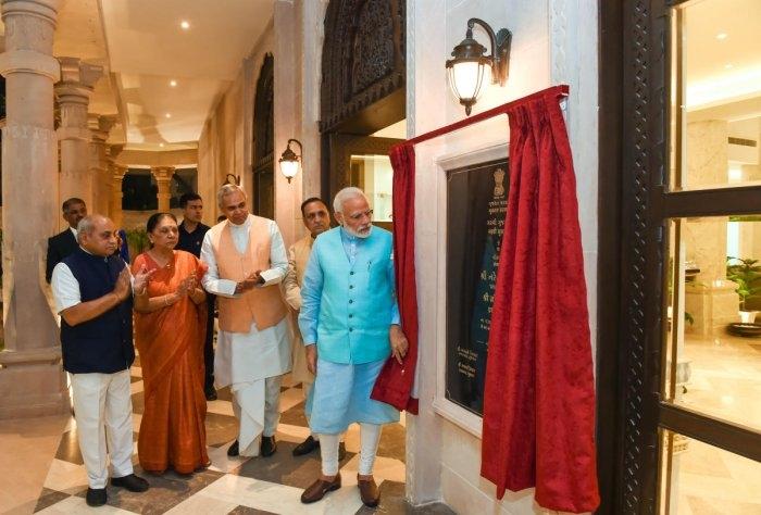 PM Modi inaugurates Garvi Gujarat Bhavan in New Delhi_50.1